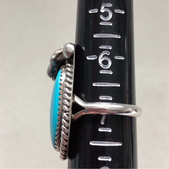 Southwestern Turquoise Sterling Silver Ring